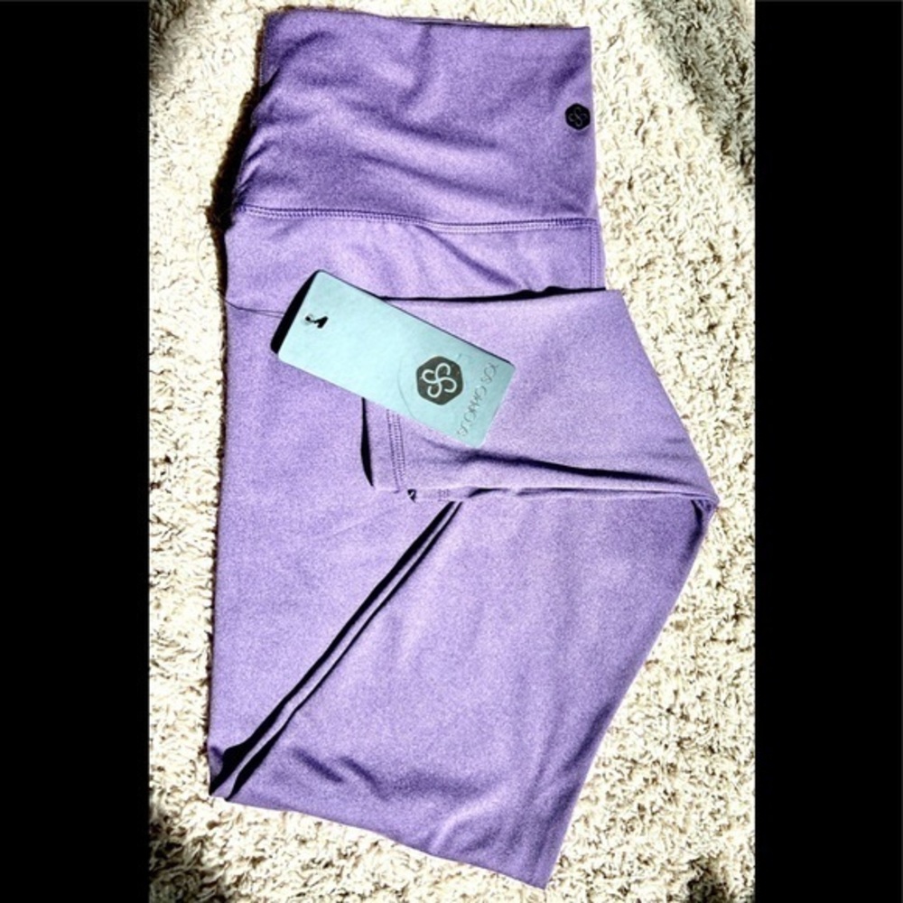 New without Tags-Violet Scorpio Sol High Rise Performance Athletic Leggings